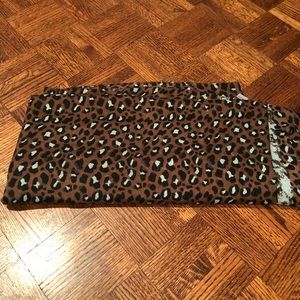 Leopard print scarf